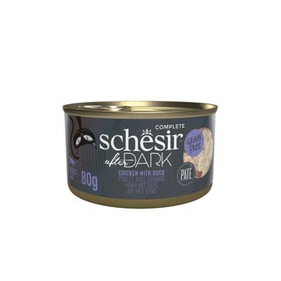 Schesir after dark kat kip&eend pate 80gr - Malanico