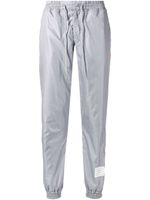 Thom Browne pantalon de jogging à détail rayé - Gris - thumbnail