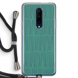 Swirls: OnePlus 7 Pro Transparant Hoesje met koord