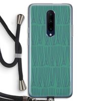 Swirls: OnePlus 7 Pro Transparant Hoesje met koord