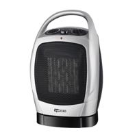 Overige Merken Termozeta oscillerende keramische ventilatorkachel 1500w zilver/zwart