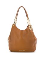 Michael Kors grand sac porté épaule Lillie - Marron