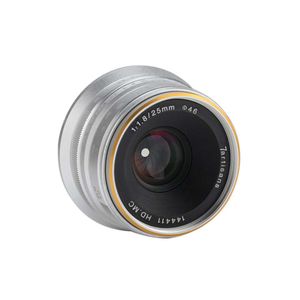 7artisans 25mm F/1.8 MFT zilver