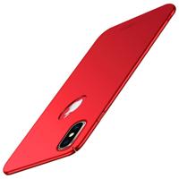 MOFI Frosted PC Ultra-Thin volledige dekking Case voor iPhone XS (rood)