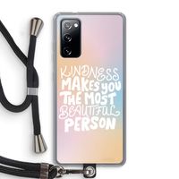 The prettiest: Samsung Galaxy S20 FE / S20 FE 5G Transparant Hoesje met koord