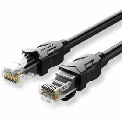 Stevige UTP-netwerkkabel Cat6 Vention IBEBT Zwart 30 m