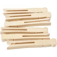 Creativ Company Wasknijpers, l: 9,5 cm, b: 1,4 cm, 100 stuk/ 1 doos