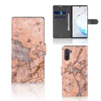 Samsung Galaxy Note 10 | Bookcase | Marmer Oranje
