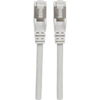 Intellinet 317245 RJ45 Netwerkkabel, patchkabel CAT 6A S/FTP 5.00 m Grijs Folie afscherming, Afscherming gevlochten, Halogeenvrij 1 stuk(s)
