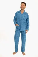 Outfitter flanellen heren pyjama - Ruit - Winter pyjama flanel