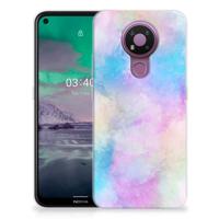 Smartphone hoesje Nokia 3.4 Watercolor Light