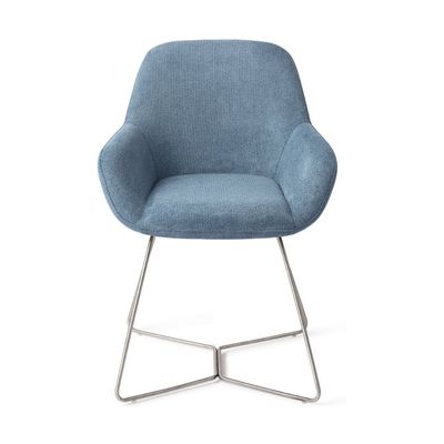 Jesper Home Kushi eetkamerstoel Ocean Eyes beehive steel