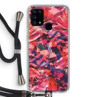 California: Samsung Galaxy M31 Transparant Hoesje met koord California: Samsung Galaxy M31 Transparant Hoesje met koord