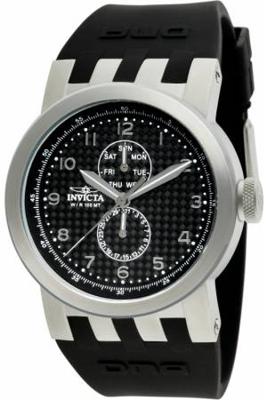 Horlogeband Invicta 10390 / 10391 / 10392 DNA Rubber Zwart 32mm