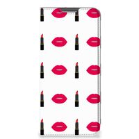 OPPO A96 | A76 Hoesje met Magneet Lipstick Kiss