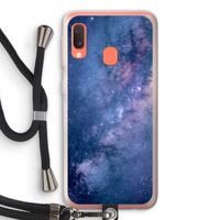 Nebula: Samsung Galaxy A20e Transparant Hoesje met koord