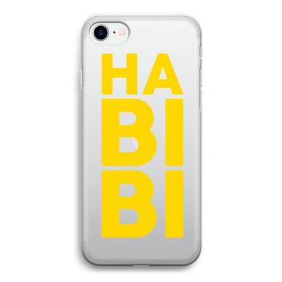 Habibi Blue: iPhone SE 2020 Transparant Hoesje