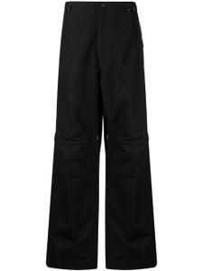 Maharishi pantalon ample à broderies - Noir