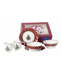 Villeroy & Boch Toy's Delight Serviesset ontbijt 6-delig, rood