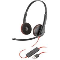 HP Poly Blackwire 3220 Headset Bedraad Hoofdband Kantoor/callcenter USB Type-A Zwart - thumbnail