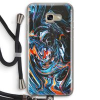 Black Unicorn: Samsung Galaxy A5 (2017) Transparant Hoesje met koord