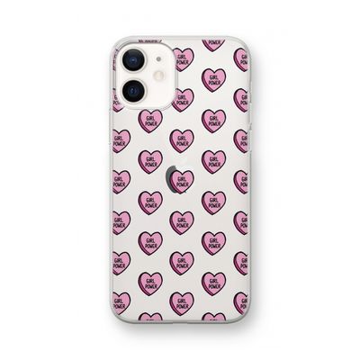 GIRL POWER: iPhone 12 mini Transparant Hoesje