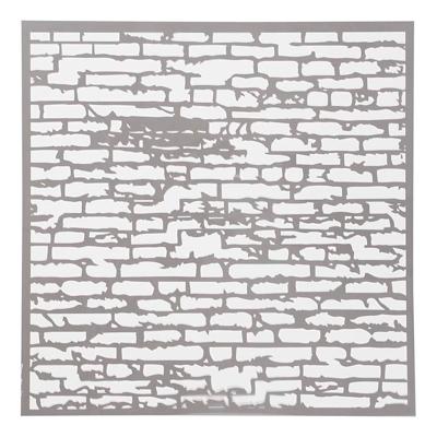 Creativ Company Sjabloon stenen muur, 30,5x30,5cm