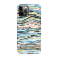 Watercolor Agate: Volledig geprint iPhone 12 Pro Hoesje