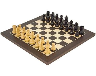 Kop omlaag Klassieke Wenge Deluxe Schaakset