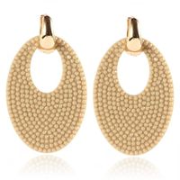 Ovale dames oorbellen Cilla Jewels Champagne Goudkleurig