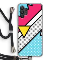 Pop Art #3: Samsung Galaxy A32 5G Transparant Hoesje met koord