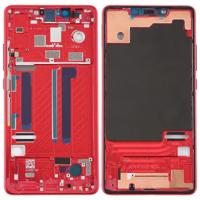 Middelste Frame omlijsting met Zijtoetsen voor Xiaomi Mi 8 SE (rood)