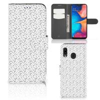 Samsung Galaxy A30 | Telefoon Hoesje | Stripes Dots