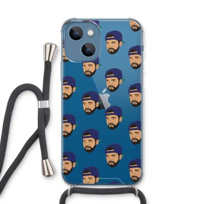 Drake Away: iPhone 13 Transparant Hoesje met koord