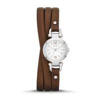 Horlogeband Fossil ES3455 Leder Bruin 6mm Horlogeband Fossil ES3455 Leder Bruin 6mm