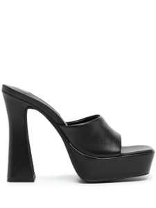 Senso mules Tillee en cuir à plateforme - Noir