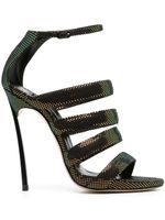 Casadei sandales Aurora Boreal à talon 130 mm - Noir