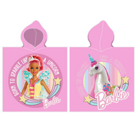 Barbie Poncho Unicorn - 55x115 cm - Katoen