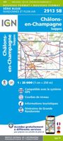 Wandelkaart - Topografische kaart 2913SB Châlons-en-Champagne | IGN - Institut Géographique National - thumbnail