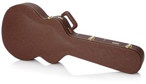 Gator Cases GW-335-BROWN houten koffer voor semi-hollow gitaar
