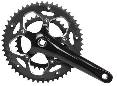 M-Wave Crankstel race dubbel 50/34t 10v compact (110mm)