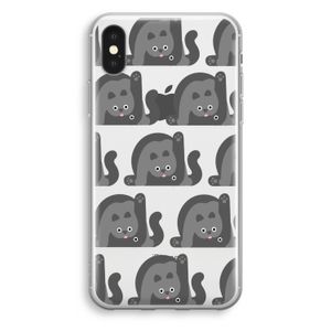 Cats: iPhone XS Transparant Hoesje