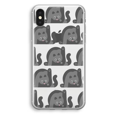 Cats: iPhone XS Transparant Hoesje
