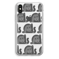 Cats: iPhone XS Transparant Hoesje