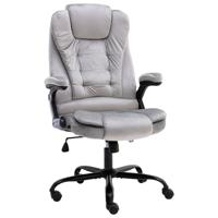 Kantoorstoel fluweel lichtgrijs