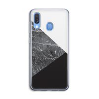 Combinatie marmer: Samsung Galaxy A40 Transparant Hoesje Combinatie marmer: Samsung Galaxy A40 Transparant Hoesje