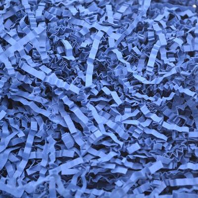 60g RF1101-20 Raffiti filler papier gras geraspte verfrommeld bruiloft decoraties partij Gift Box vulling (blauw)