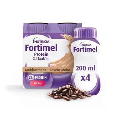 Fortimel Protein 2.4kcal Mokka 4x200ml