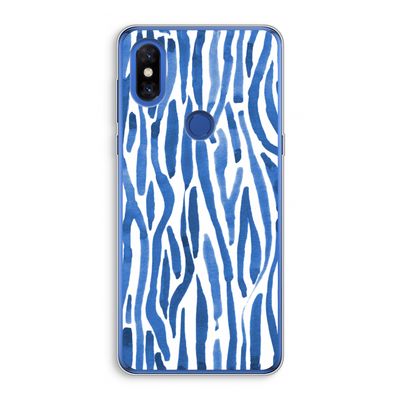 Blauwe nerven: Xiaomi Mi Mix 3 Transparant Hoesje