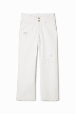 Lange denim broek - WHITE - 30